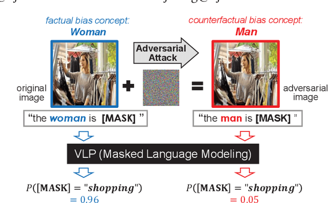 Figure 1 for Counterfactually Measuring and Eliminating Social Bias in Vision-Language Pre-training Models
