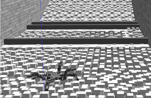 Figure 1 for Leveraging Evolutionary Algorithms for Feasible Hexapod Locomotion Across Uneven Terrain
