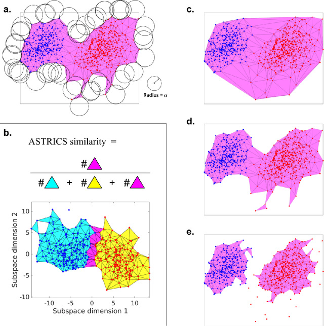 Figure 2 for Measuring inter-cluster similarities with Alpha Shape TRIangulation in loCal Subspaces (ASTRICS) facilitates visualization and clustering of high-dimensional data