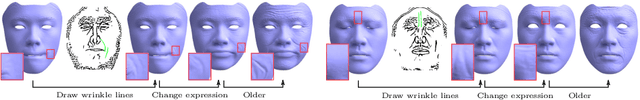 Figure 1 for Structure-aware Editable Morphable Model for 3D Facial Detail Animation and Manipulation