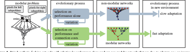 Figure 1 for The evolutionary origins of modularity