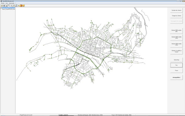 Figure 2 for A multiagent urban traffic simulation