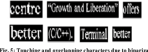 Figure 4 for Extraction of Line Word Character Segments Directly from Run Length Compressed Printed Text Documents