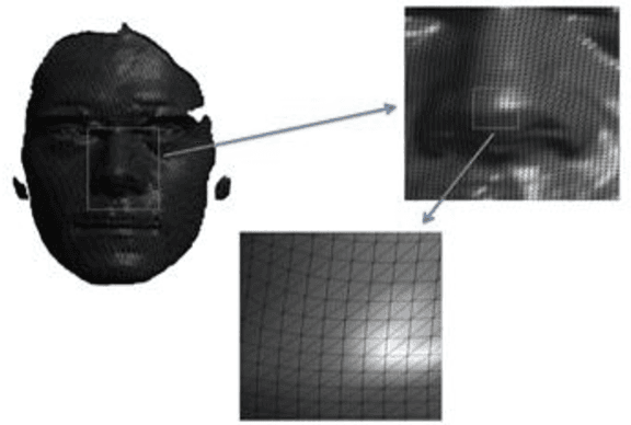 Figure 3 for Facial Surface Analysis using Iso-Geodesic Curves in Three Dimensional Face Recognition System