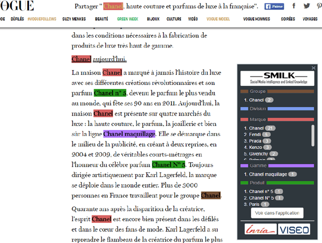 Figure 4 for SMILK, linking natural language and data from the web