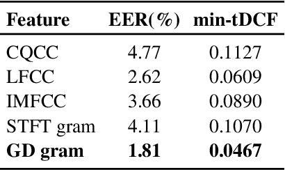 Figure 4 for The DKU Replay Detection System for the ASVspoof 2019 Challenge: On Data Augmentation, Feature Representation, Classification, and Fusion