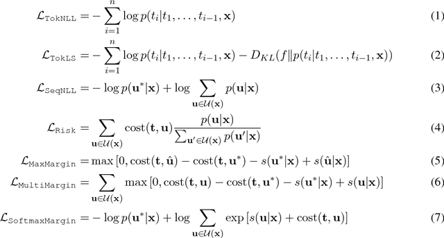 Figure 1 for Classical Structured Prediction Losses for Sequence to Sequence Learning