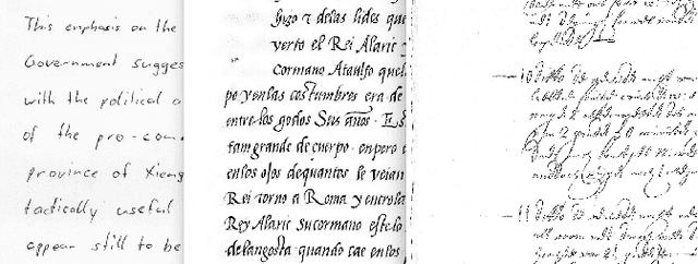 Figure 1 for Whole page recognition of historical handwriting