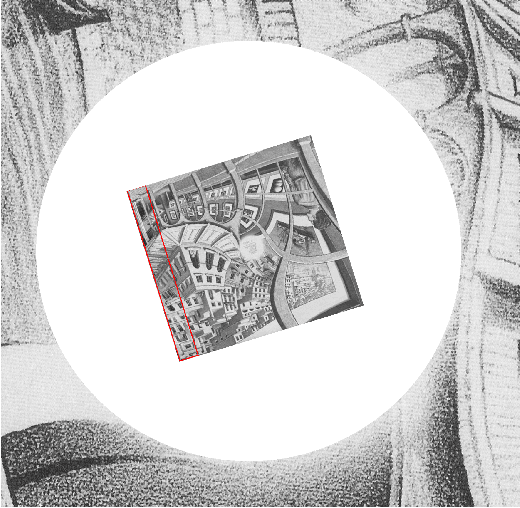 Figure 4 for Image In painting Applied to Art Completing Escher's Print Gallery