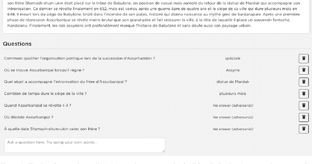 Figure 1 for FQuAD2.0: French Question Answering and knowing that you know nothing
