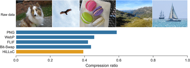 Figure 1 for HiLLoC: Lossless Image Compression with Hierarchical Latent Variable Models