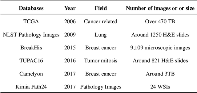 Figure 2 for A State-of-the-art Survey of Artificial Neural Networks for Whole-slide Image Analysis:from Popular Convolutional Neural Networks to Potential Visual Transformers