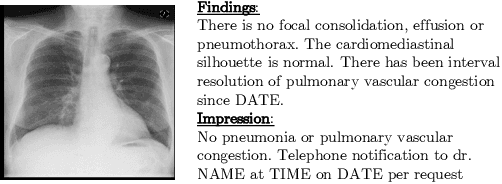 Figure 1 for Clinically Accurate Chest X-Ray Report Generation