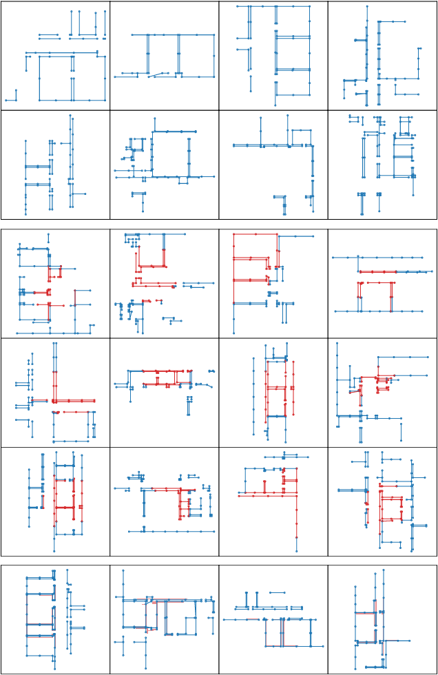 Figure 1 for FloorGenT: Generative Vector Graphic Model of Floor Plans for Robotics