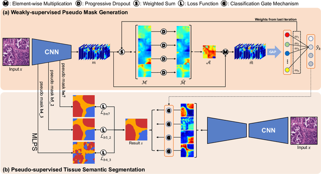Figure 3 for Multi-Layer Pseudo-Supervision for Histopathology Tissue Semantic Segmentation using Patch-level Classification Labels