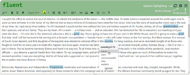 Figure 1 for Fluent: An AI Augmented Writing Tool for People who Stutter