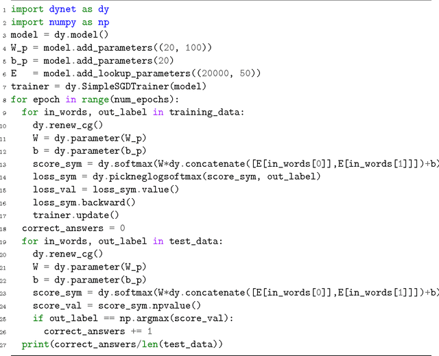 Figure 1 for DyNet: The Dynamic Neural Network Toolkit