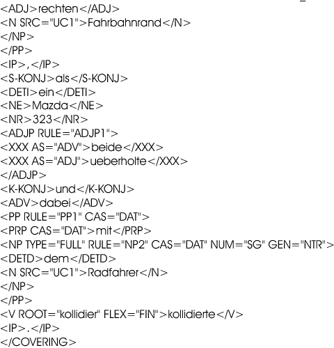 Figure 2 for Corpus based Enrichment of GermaNet Verb Frames