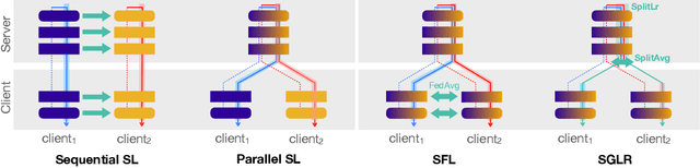 Figure 1 for Server-Side Local Gradient Averaging and Learning Rate Acceleration for Scalable Split Learning