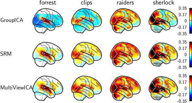 Figure 4 for Modeling Shared Responses in Neuroimaging Studies through MultiView ICA