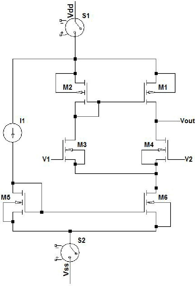 Figure 3 for A Neuron Based Switch: Application to Low Power Mixed Signal Circuits