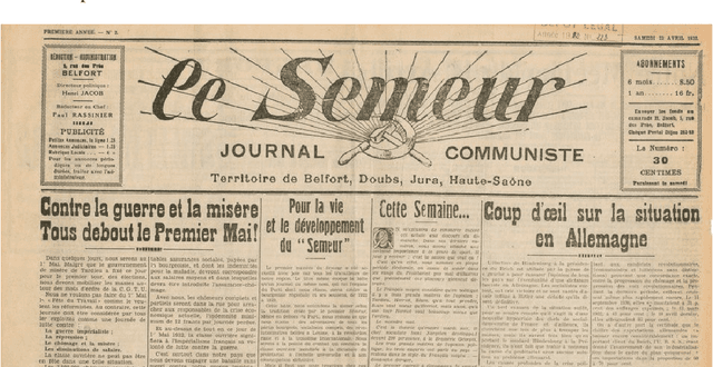 Figure 1 for Processing the structure of documents: Logical Layout Analysis of historical newspapers in French
