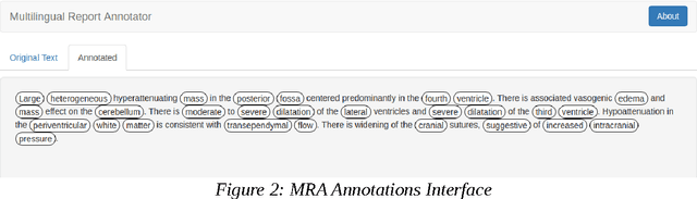 Figure 2 for MRA - Proof of Concept of a Multilingual Report Annotator Web Application