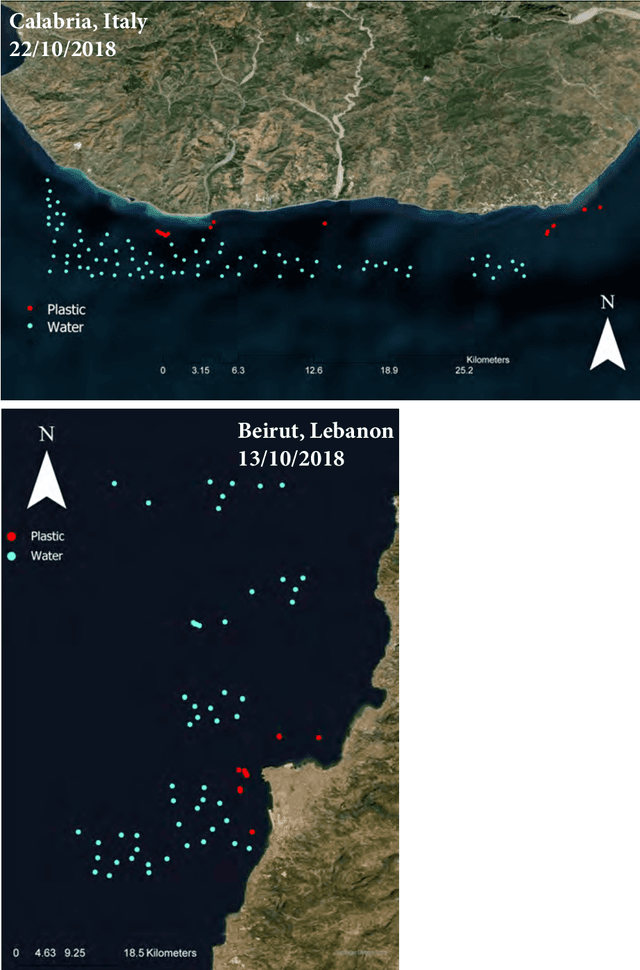 Figure 3 for Detection of marine floating plastic using Sentinel-2 imagery and machine learning models