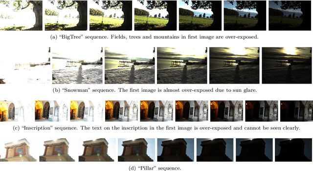 Figure 3 for Robust Alignment of Multi-Exposed Images with Saturated Regions