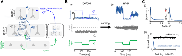 Figure 2 for Dendritic cortical microcircuits approximate the backpropagation algorithm