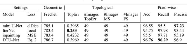 Figure 4 for DTU-Net: Learning Topological Similarity for Curvilinear Structure Segmentation