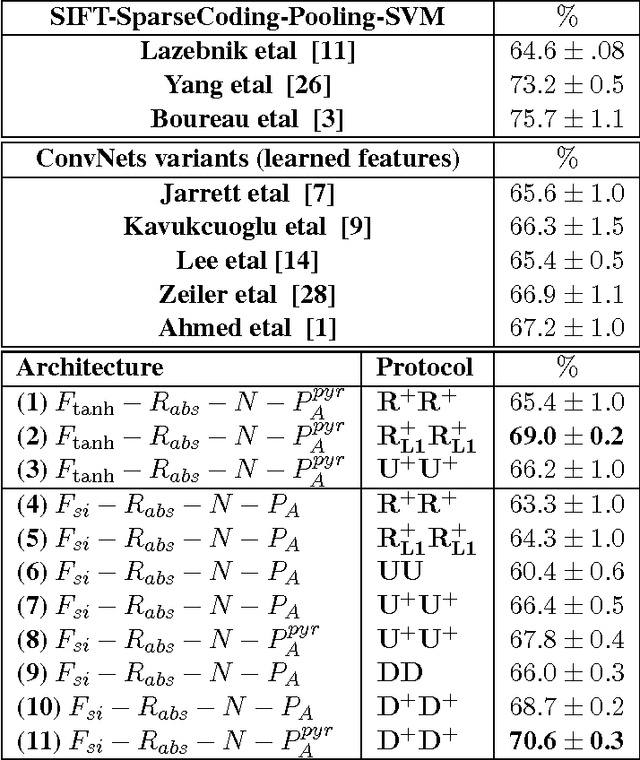 Figure 2 for What is the Best Feature Learning Procedure in Hierarchical Recognition Architectures?