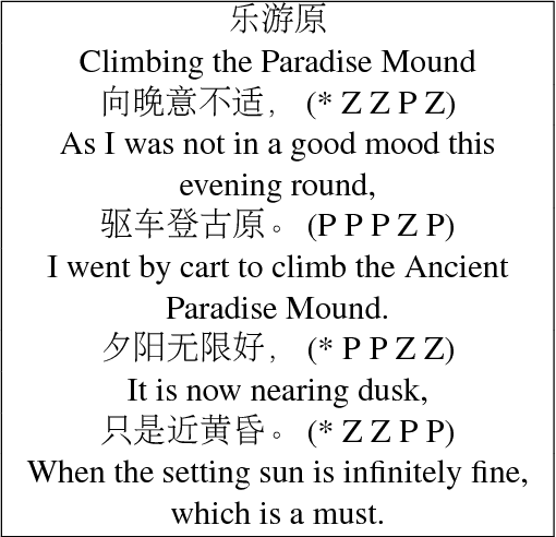 Figure 1 for Flexible and Creative Chinese Poetry Generation Using Neural Memory