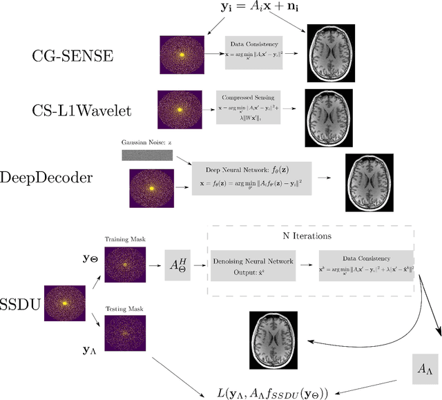 Figure 1 for Validation and Generalizability of Self-Supervised Image Reconstruction Methods for Undersampled MRI