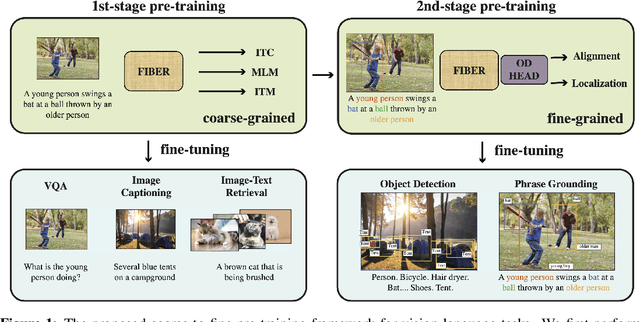 Figure 1 for Coarse-to-Fine Vision-Language Pre-training with Fusion in the Backbone