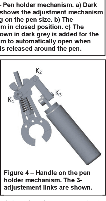 Figure 4 for Preliminary design of a device to assist handwriting in children with movement disorders