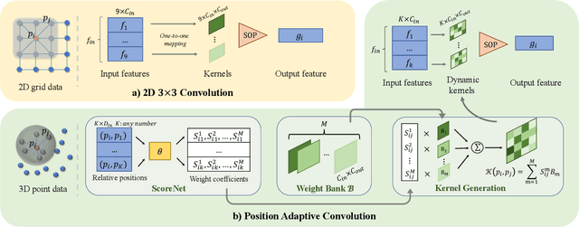 Figure 3 for PAConv: Position Adaptive Convolution with Dynamic Kernel Assembling on Point Clouds