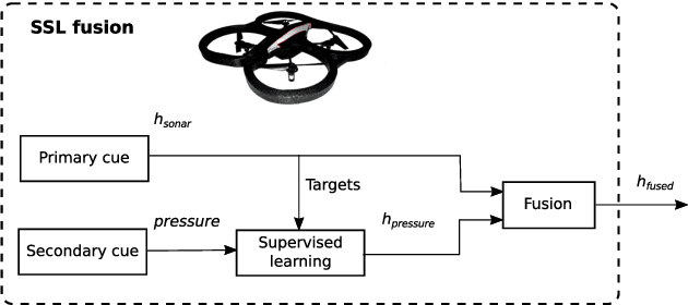 Figure 1 for Self-supervised learning: When is fusion of the primary and secondary sensor cue useful?