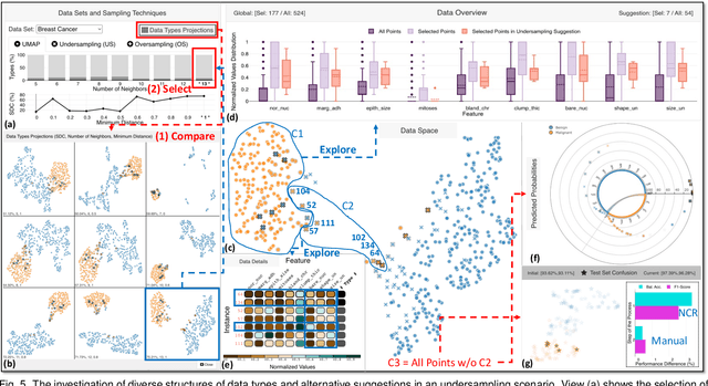 Figure 4 for HardVis: Visual Analytics to Handle Instance Hardness Using Undersampling and Oversampling Techniques