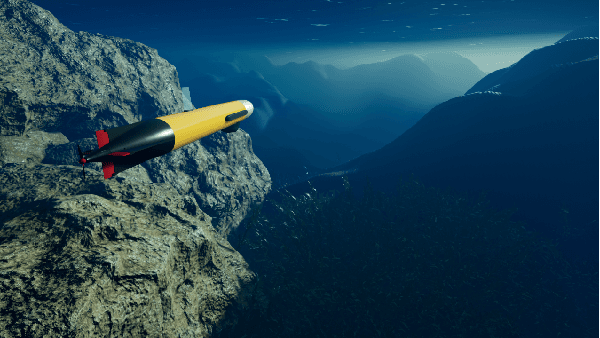 Figure 2 for Development of a Simulation Environment for Evaluation of a Forward Looking Sonar System for Small AUVs