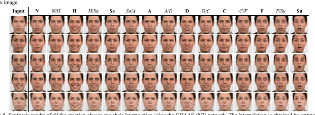 Figure 1 for Photorealistic Facial Expression Synthesis by the Conditional Difference Adversarial Autoencoder