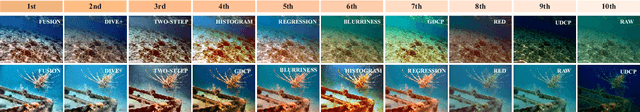 Figure 3 for Underwater Ranker: Learn Which Is Better and How to Be Better