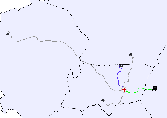 Figure 4 for The Application of Market-based Multi-Robot Task Allocation to Ambulance Dispatch