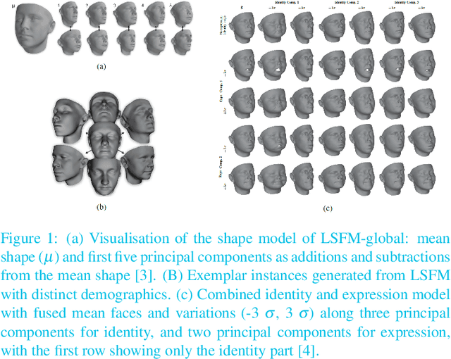 Figure 1 for Real-Time Monocular 4D Face Reconstruction using the LSFM models