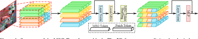 Figure 1 for MSG-Transformer: Exchanging Local Spatial Information by Manipulating Messenger Tokens