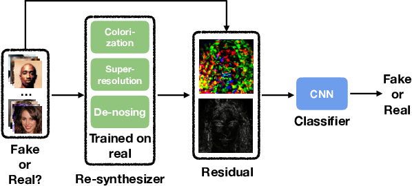 Figure 1 for Beyond the Spectrum: Detecting Deepfakes via Re-Synthesis