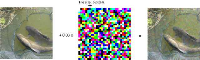 Figure 1 for Yet another but more efficient black-box adversarial attack: tiling and evolution strategies