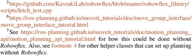 Figure 1 for Robowflex: Robot Motion Planning with MoveIt Made Easy