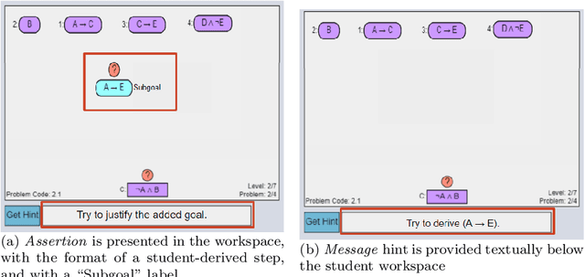 Figure 4 for Avoiding Help Avoidance: Using Interface Design Changes to Promote Unsolicited Hint Usage in an Intelligent Tutor