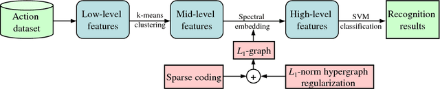 Figure 1 for Latent Semantic Learning with Structured Sparse Representation for Human Action Recognition